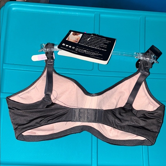 Bali Black Full Coverage Bra with Underwire Support - Picture 4 of 6